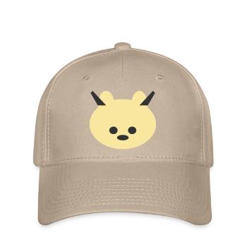 Horned Bear Cuddly Icon - Flexfit Cap - khaki - Front