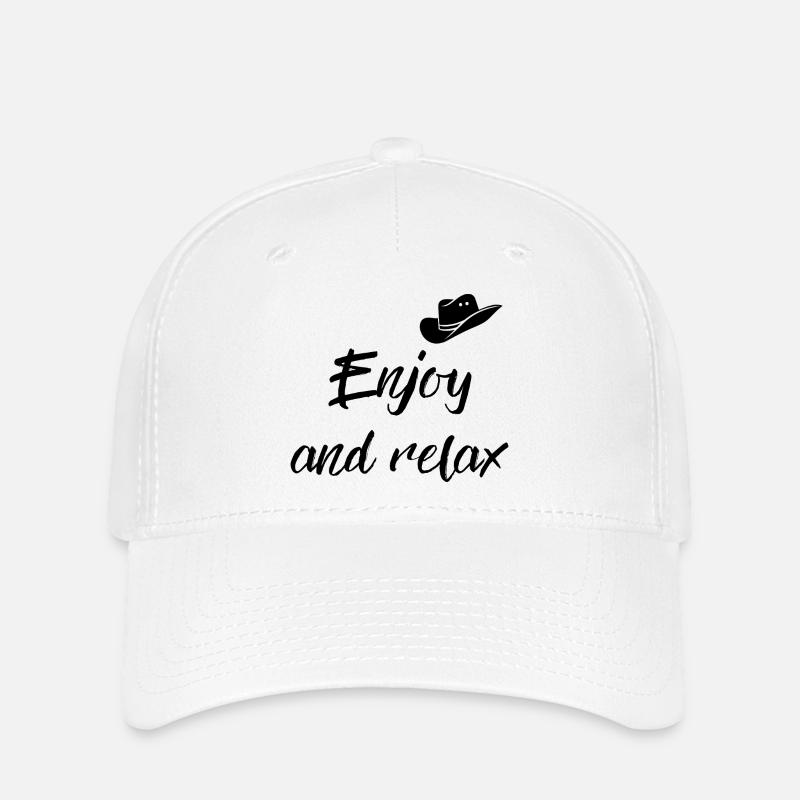Relax, Cowboy, Pferd - Flexfit Cap - Weiß
