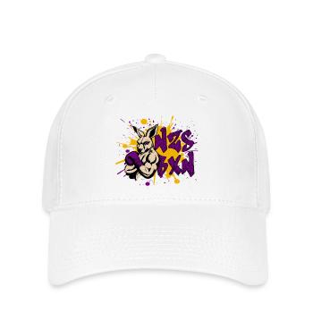 NZS BXN Graffiti – Antifaschistisches Statement - Flexfit Cap - Weiß - Vorne