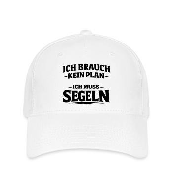 Je dois naviguer - Casquette Flexfit - blanc - Devant