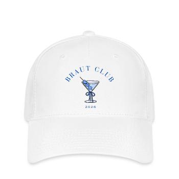 Braut Club Cocktail Herzen 2026 - Flexfit Cap - Weiß - Vorne