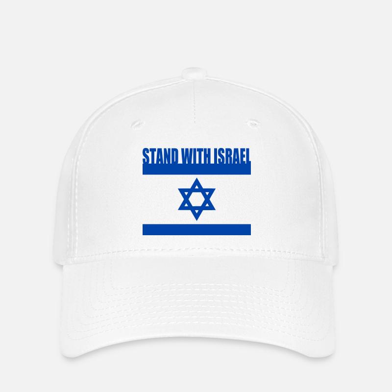 Stand with israel - Flexfit Cap - white