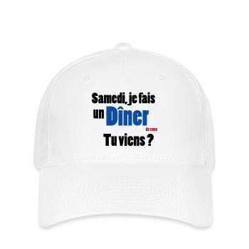Dumb - Flexfit Cap - white - Front