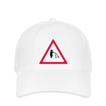 attention pensioners - Flexfit Cap - white - Front