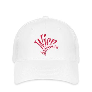 Wien - Flexfit Cap - Weiß - Vorne