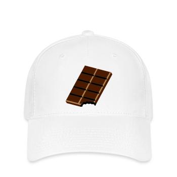 A chocolate bar - Flexfit Cap - white - Front