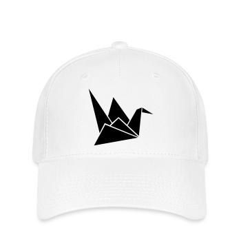 origami crane - Casquette Flexfit - blanc - Devant