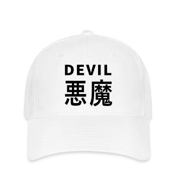 Devil's Kajni - Flexfit Cap - Weiß - Vorne
