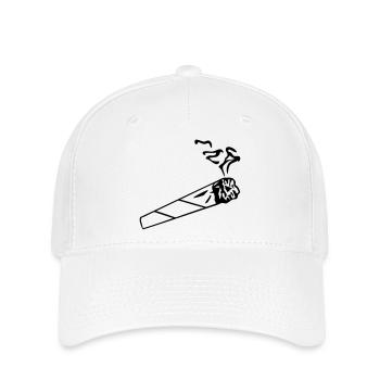 Joint - Zigarette - Casquette Flexfit - blanc - Devant