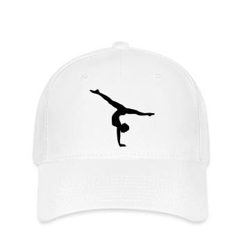 Gymnastic Bodenturnen Kunstturnen Sport turnen - Flexfit Cap - Weiß - Vorne
