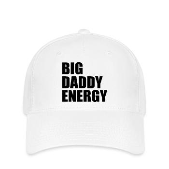 Big daddy energy - Flexfit Cap - Weiß - Vorne