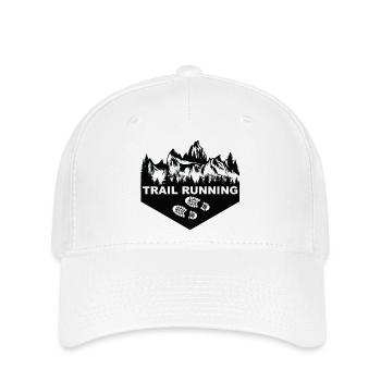 Trail Run Ultra Trail Running Montagne Trekking Course à pied - Casquette Flexfit - blanc - Devant