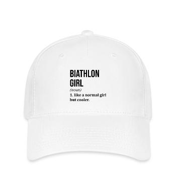 Biathlon - Flexfit Cap - Weiß - Vorne
