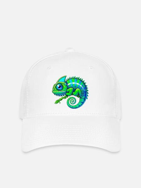 Chamäleon - Flexfit Cap - Weiß