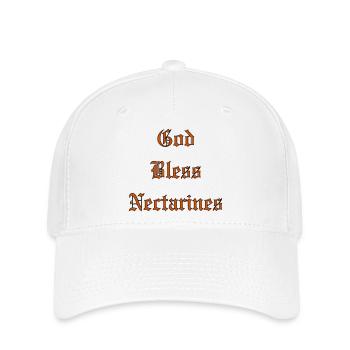 GodBlessNectarines - Flexfit Cap - white - Front