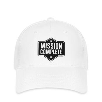 Mission Complete - Flexfit Cap - white - Front