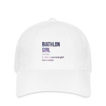 biathlon - Casquette Flexfit - blanc - Devant