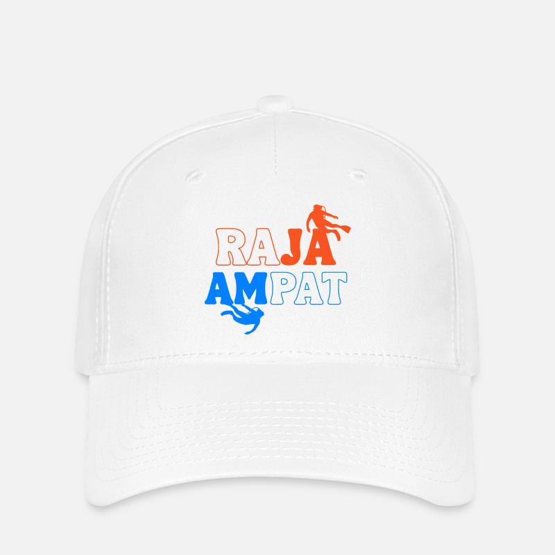 Raja Ampat Indonesia - Flexfit Cap - white
