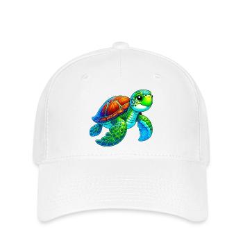 Turtle - Flexfit Cap - white - Front