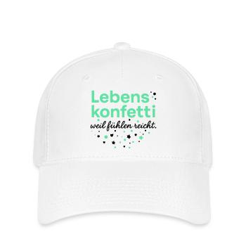 Lebenskonfetti - Was uns Frauen gefällt :-) - Flexfit Cap - Weiß - Vorne