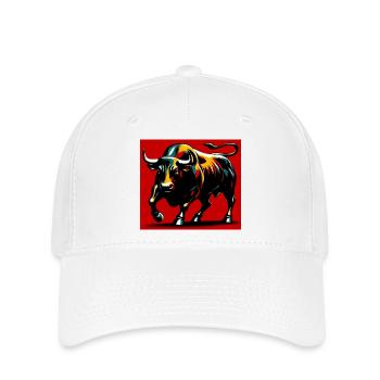 Stier - Flexfit Cap - Weiß - Vorne