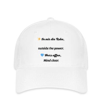 En dehors du pouvoir - Casquette Flexfit - blanc - Devant