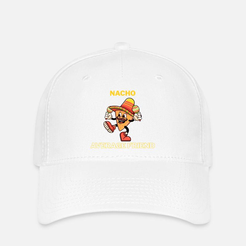 Nacho Average Friend - Flexfit Cap - white