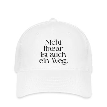 Nonlinear is also a way to neurodivergent - Flexfit Cap - white - Front