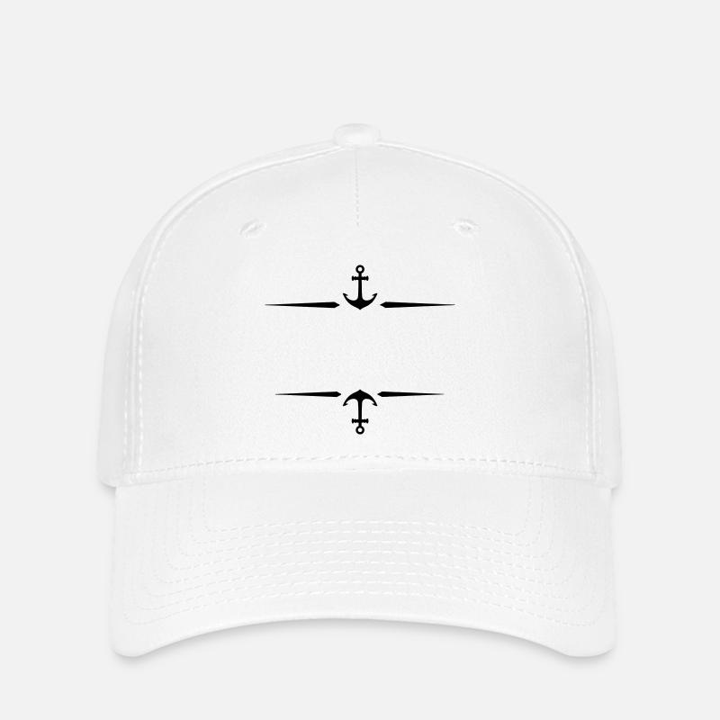 Anker symbol - Flexfit Cap - Weiß