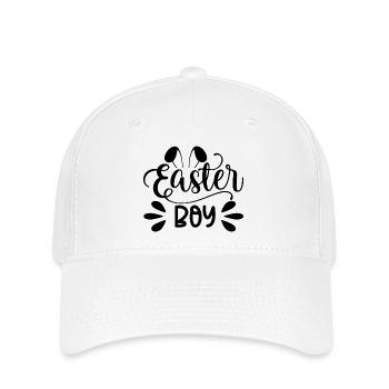 Design Easter Boy - Casquette Flexfit - blanc - Devant