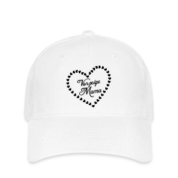 Vorzeigemama Mutter Muttertag Liebe Geschenk - Flexfit Cap - Weiß - Vorne