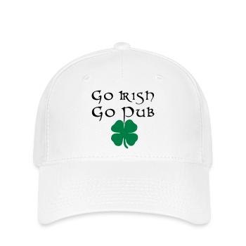 St Patricks Day Pub Irland irisch - Flexfit Cap - Weiß - Vorne