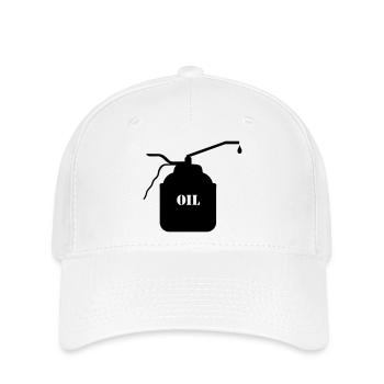 Oil can change oil - Flexfit Cap - white - Front