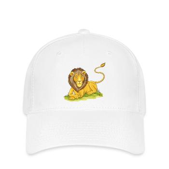 casual lion - Flexfit Cap - white - Front