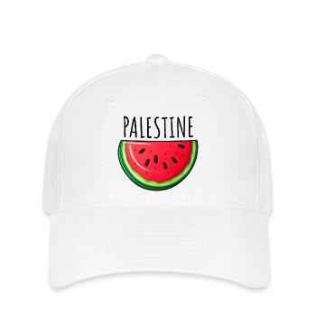 Palestine Watermelon - Flexfit Cap - white - Front