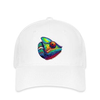 Caméléon - Casquette Flexfit - blanc - Devant