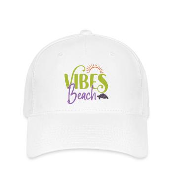 Strand-Vibes - Flexfit Cap - Weiß - Vorne