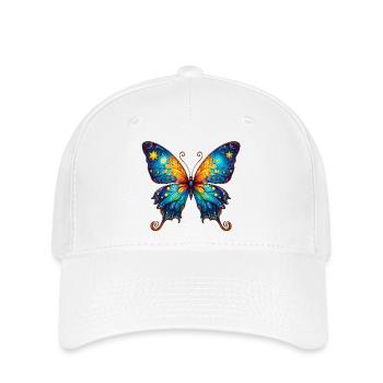 Papillon Van Gogh - Casquette Flexfit - blanc - Devant