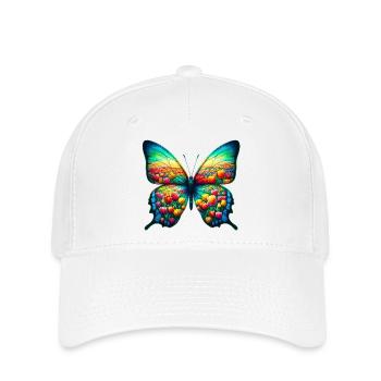 Butterfly tulip tulips Holland - Flexfit Cap - white - Front