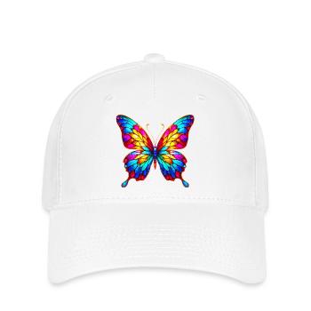 Butterfly - Flexfit Cap - white - Front