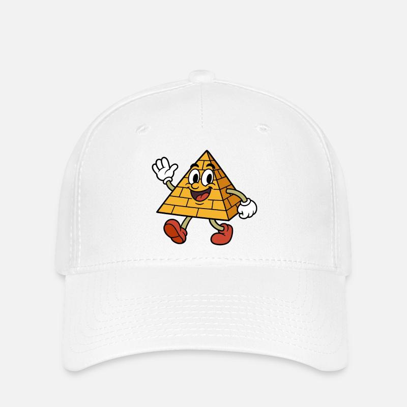 Talking wacky pyramid - Flexfit Cap - white