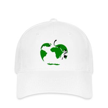 Globe Apple - Flexfit Cap - white - Front