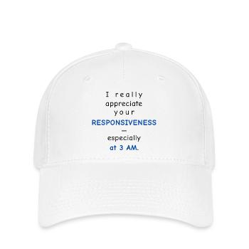 Baby Performance Review – Responsiveness - Flexfit Cap - white - Front