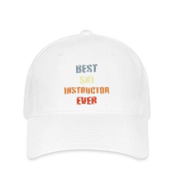 Ski trainer - Flexfit Cap - white - Front