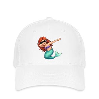Tamponnement de la sirène - Casquette Flexfit - blanc - Devant