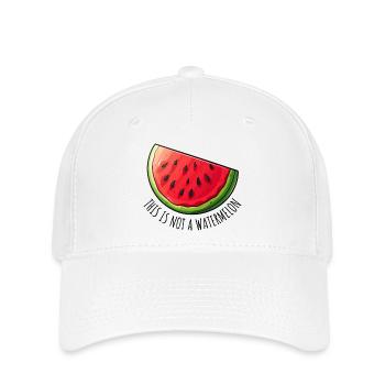 This Is Not A Watermelon - Flexfit Cap - white - Front