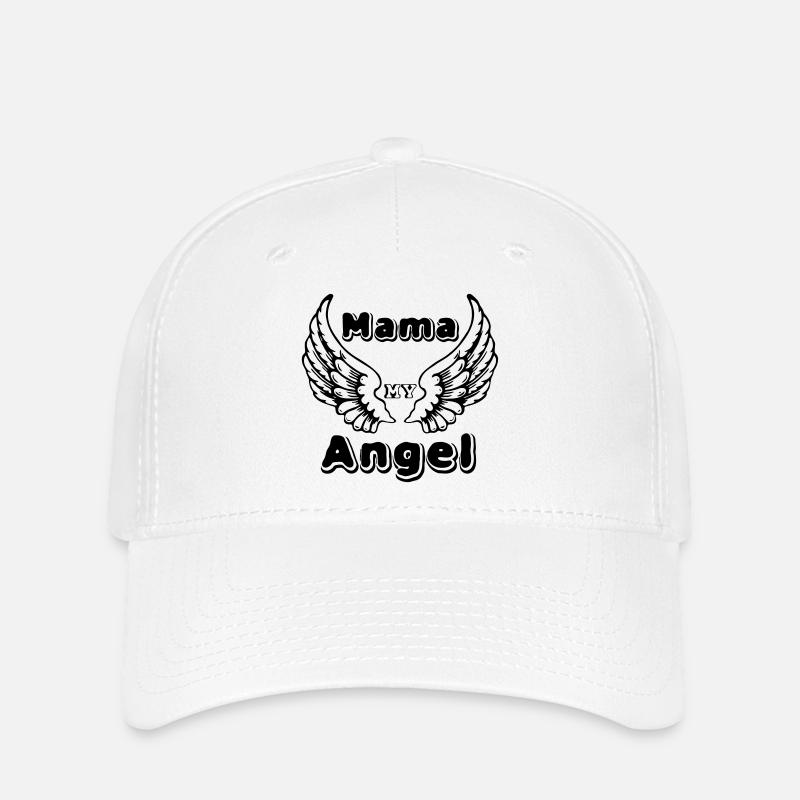 Mama Angel - Flexfit Cap - white