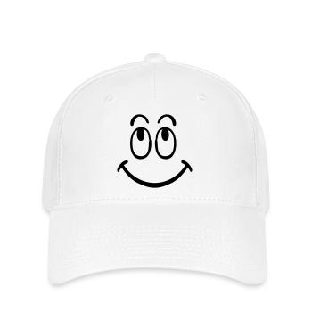 smiley - Flexfit Cap - white - Front