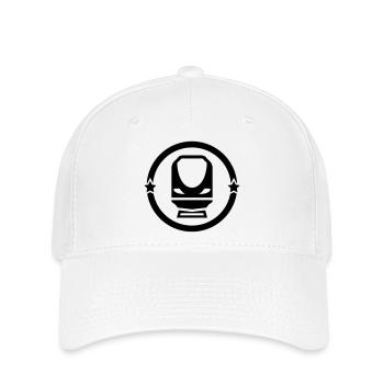 Eisenbahner / Eisenbahnen / Eisenbahn / Bahn - Flexfit Cap - Weiß - Vorne