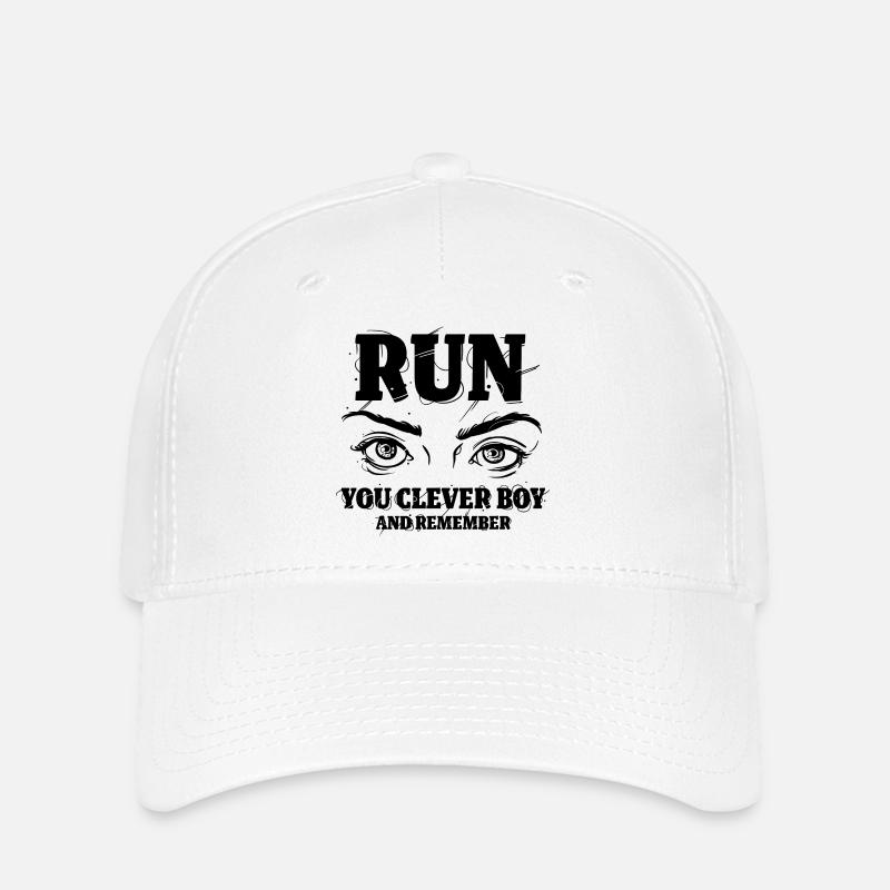 Run You Clever Boy - Flexfit Cap - white